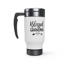 Blessed Grandma - 14 0z. Stainless Steel Travel Mug